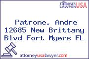 Patrone, Andre 12685 New Brittany Blvd Fort Myers FL