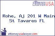 Rohe, Aj 201 W Main St Tavares FL