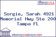 Sorgie, Sarah 4921 Memorial Hwy Ste 200 Tampa FL