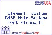 Stewart, Joshua 5435 Main St New Port Richey FL