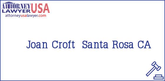 Telephone, Address and other contact data of Joan Croft, Santa Rosa, CA, USA