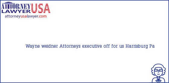 Telephone, Address and other contact data of Wayne weidner, Harrisburg, Pa, USA