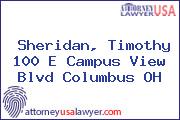 Sheridan, Timothy 100 E Campus View Blvd Columbus OH