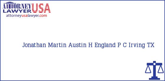 Telephone, Address and other contact data of Jonathan Martin, Irving, TX, USA