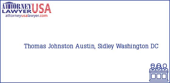 Telephone, Address and other contact data of Thomas Johnston, Washington, DC, USA