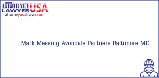 Telephone, Address and other contact data of Mark Messing, Baltimore, MD, USA