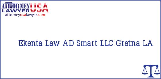 Telephone, Address and other contact data of Ekenta Law, Gretna, LA, USA
