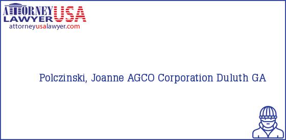 Telephone, Address and other contact data of Polczinski, Joanne, Duluth, GA, USA