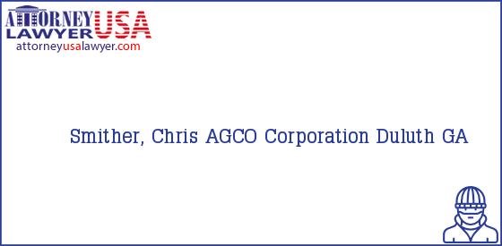 Telephone, Address and other contact data of Smither, Chris, Duluth, GA, USA