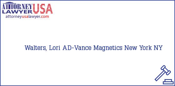 Telephone, Address and other contact data of Walters, Lori, New York, NY, USA