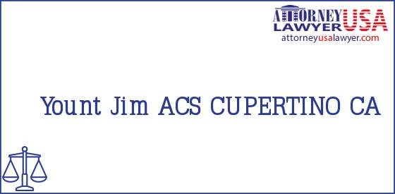 Telephone, Address and other contact data of Yount Jim, CUPERTINO, CA, USA