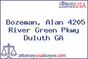 Bozeman, Alan 4205 River Green Pkwy Duluth GA
