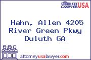 Hahn, Allen 4205 River Green Pkwy Duluth GA