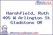 Harshfield, Ruth 405 W Arlington St Gladstone OR