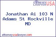 Jonathan Ai 103 N Adams St Rockville MD