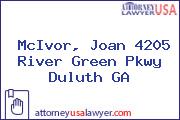 McIvor, Joan 4205 River Green Pkwy Duluth GA