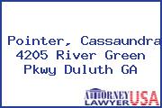 Pointer, Cassaundra 4205 River Green Pkwy Duluth GA