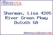 Sherman, Lisa 4205 River Green Pkwy Duluth GA