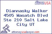Diannasky Walker 4505 Wasatch Blvd Ste 210 Salt Lake City UT