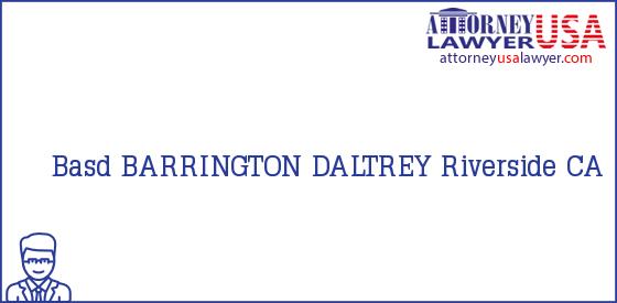 Telephone, Address and other contact data of Basd, Riverside, CA, USA