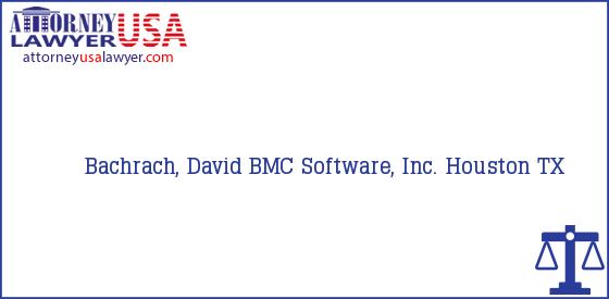 Telephone, Address and other contact data of Bachrach, David, Houston, TX, USA