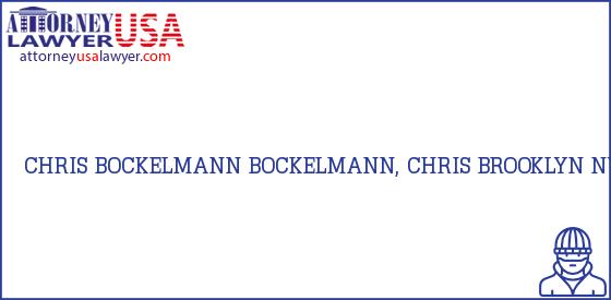 Telephone, Address and other contact data of CHRIS BOCKELMANN, BROOKLYN, NY, USA