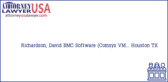 Telephone, Address and other contact data of Richardson, David, Houston, TX, USA