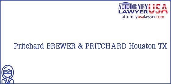 Telephone, Address and other contact data of Pritchard, Houston, TX, USA