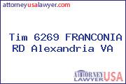 Tim 6269 FRANCONIA RD Alexandria VA