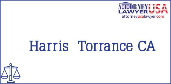Telephone, Address and other contact data of Harris, TORRANCE, CA, USA