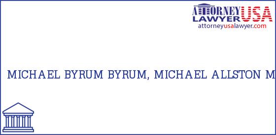 Telephone, Address and other contact data of MICHAEL BYRUM, ALLSTON, MA, USA