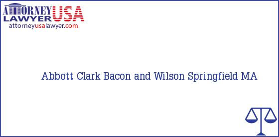 Telephone, Address and other contact data of Abbott Clark, Springfield, MA, USA