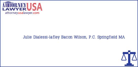 Telephone, Address and other contact data of Julie Dialessi-lafley, Springfield, MA, USA