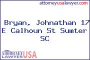 Bryan, Johnathan 17 E Calhoun St Sumter SC