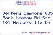 Jeffery Sammons 635 Park Meadow Rd Ste 101 Westerville Oh