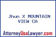 Jhun X MOUNTAIN VIEW CA
