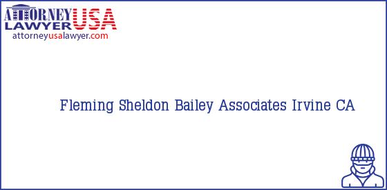 Telephone, Address and other contact data of Fleming Sheldon, Irvine, CA, USA