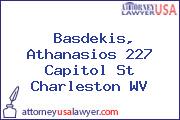 Basdekis, Athanasios 227 Capitol St Charleston WV