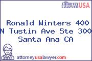 Ronald Winters 400 N Tustin Ave Ste 300 Santa Ana CA