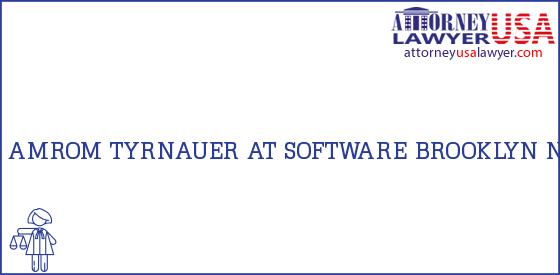 Telephone, Address and other contact data of AMROM TYRNAUER, BROOKLYN, NY, USA