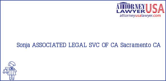 Telephone, Address and other contact data of Sonja, Sacramento, CA, USA