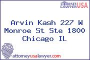 Arvin Kash 227 W Monroe St Ste 1800 Chicago IL