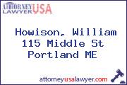 Howison, William 115 Middle St Portland ME