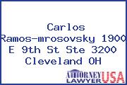 Carlos Ramos-mrosovsky 1900 E 9th St Ste 3200 Cleveland OH