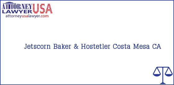 Telephone, Address and other contact data of Jetscorn, Costa Mesa, CA, USA