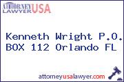 Kenneth Wright P.O. BOX 112 Orlando FL