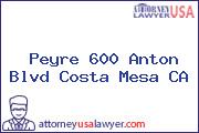 Peyre 600 Anton Blvd Costa Mesa CA