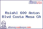 Rsiehl 600 Anton Blvd Costa Mesa CA