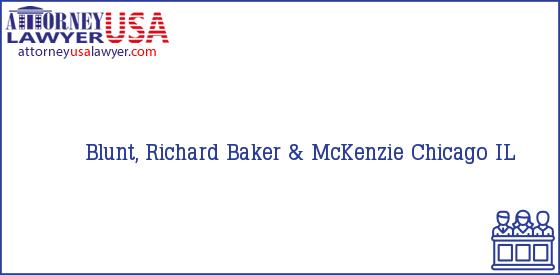 Telephone, Address and other contact data of Blunt, Richard, Chicago, IL, USA