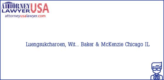 Telephone, Address and other contact data of Luengsukcharoen, Wit..., Chicago, IL, USA